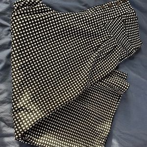 Anthropologie Button Front Checked Pants